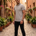 mens collor tshirt